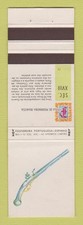 Capa Matchbook - Pistola de Armas Antigas de Portugal De Pederneira Francesa comprar usado  Enviando para Brazil
