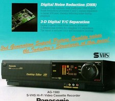Panasonic 1980 vhs for sale  Houston