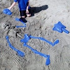Brinquedo infantil praia verão esqueleto humano completo molde de areia conjunto de brinquedos educativos ao ar livre, usado comprar usado  Enviando para Brazil