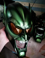Fantasia cosplay máscara vestível Norman Osborn capacete duende verde alta qualidade 1:1 comprar usado  Enviando para Brazil