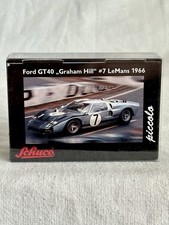 SCHUCO PICCOLO FORD GT40 GRAHAM HILL #7 LEMANS 1966 1 DE 750 MERCADORIA OFICIAL 24, usado comprar usado  Enviando para Brazil
