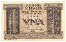 1 lira 1939 usato  Pignataro Maggiore