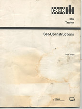 1987 -Case IH- 265 Manual de Serviço de Operadores de Trator Agricultura comprar usado  Enviando para Brazil