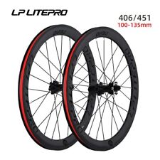 Rodas ultra leves AERO 40 MM aro para bicicleta dobrável 20 polegadas 406 451 conjunto de rodas comprar usado  Enviando para Brazil