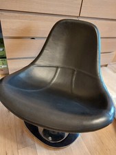 Ikea black leather for sale  BARNET