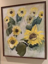 Sunflowers oil painting for sale  Bryant