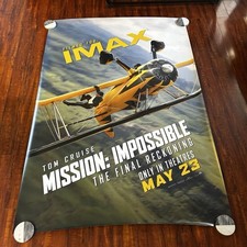TOM CRUISE MISSION IMPOSSIBLE TFR IMAX air2025 Bus Stop Original.Pôster do Filme 48x70i comprar usado  Enviando para Brazil