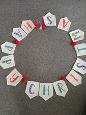 Fabric christmas bunting for sale Fabric christmas bunting for sale  LANCASTER