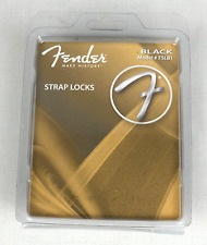 Fender FSLB1 Conjunto de Travas de Alça de Baixo para Guitarra Preta Par Usado Estilo Clipe Slide comprar usado  Enviando para Brazil