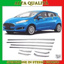 Strisce Cromate Sotto Finestrini 8 pz ACCIAIO Per FORD FIESTA 2009 al 2016 comprar usado  Enviando para Brazil