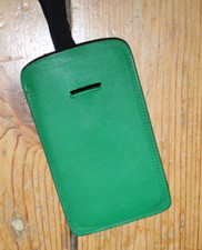 Handyhülle leder grün gebraucht kaufen  Berlin