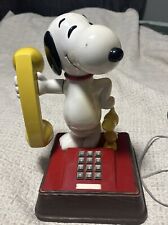 Teléfono De Colección Peanuts Snoopy y Woodstock - Botón Pulsador Teléfono Línea Fija Dial Años 70 segunda mano  Embacar hacia Mexico
