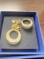 Swarovski ring necklace for sale  ABINGDON