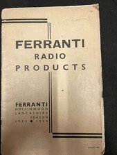 Ferranti radio products for sale  HUNTINGDON