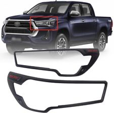 Ajuste para Toyota Hilux Revo 2020-2021 capas projetor farol preto fosco, usado comprar usado  Enviando para Brazil