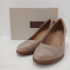 clarks court shoes for sale  ROMFORD