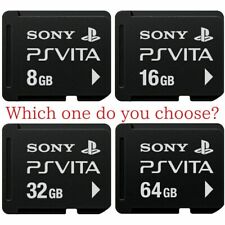 Tarjeta de memoria Sony Playstation Vita 64GB / 32GB / 16GB / 8GB usada probada funcionando segunda mano  Embacar hacia Argentina