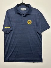 Camisa polo masculina Club America Levelwear canto balanço M média azul marinho manga curta comprar usado  Enviando para Brazil