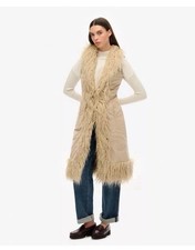 Superdry afghan gilet for sale  WOKING