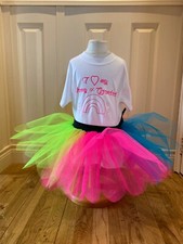 Neon tutu 80s for sale  BIRMINGHAM