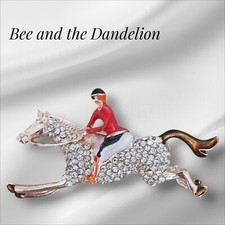 Horse rider rhinestone for sale  BASILDON