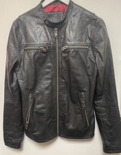 superdry leather jacket for sale  TEDDINGTON
