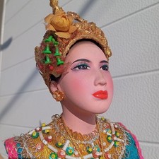 Fantasia nacional de boneca dançarina tailandesa real comprar usado  Enviando para Brazil