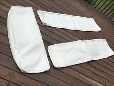 Capas de almofada de assento de barco branco arco aberto marinho com zíperes novas/outras, usado comprar usado  Enviando para Brazil