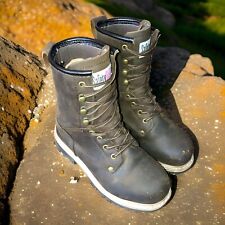 Bota de trabalho Safety Girl 8” madeireira couro marrom biqueira de aço feminina 6,5M comprar usado  Enviando para Brazil