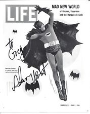 Signed adam west for sale  Las Vegas