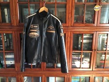 Blouson moto cuir d'occasion  Saint-Brieuc