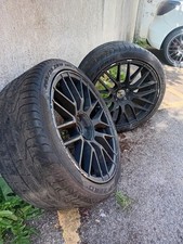 Black alloy wheels for sale  LUTON