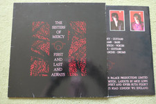THE SISTERS OF MERCY – FIRST AND LAST AND ALWAYS LP– Nr MINT 1985 PUNK GOTH ROCK comprar usado  Enviando para Brazil