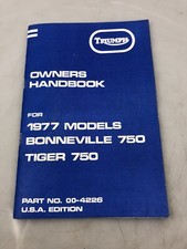 Triumph wners handbook gebraucht kaufen  Twistringen