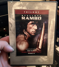 RAMBO 3-Film Trilogy Collection (DVD, 3-Disc Set) First Blood Sylvester Stallone comprar usado  Enviando para Brazil
