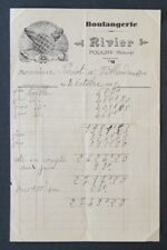 Invoice 1938 bakery d'occasion  Expédié en Belgium