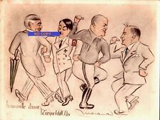 Caricature EUROPA WALK PAX La nouvelle danse - Personnages politiques - MORANA na sprzedaż  Wysyłka do Poland