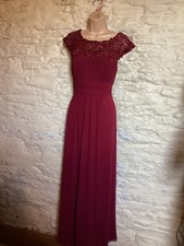 Bnwot burgundy bridesmaid for sale  FROME
