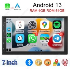 Usado, Rádio de carro 7" - Apple Carplay Android 13 - Tela sensível ao toque 2Din - CAIXA ABERTA NÃO USADA comprar usado  Enviando para Brazil