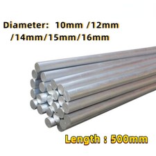 Barra redonda de liga de alumínio 7075 diâmetro 10/12/14/15/16mm 500mm personalizada comprar usado  Enviando para Brazil