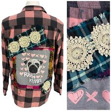 Upcycled flannel shirt for sale  Orting
