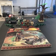 LEGO 7625, Indiana Jones: River Chase 100% completo com manual, APOSENTADO ** Conjunto comprar usado  Enviando para Brazil