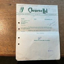 1954 letter cleaver for sale  PRESTEIGNE