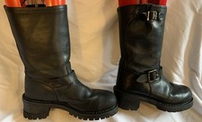 Grinders black leather for sale  ALDERSHOT