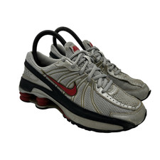 Usado, Tênis de corrida vintage Nike Shox Turbo VII juvenil 5Y cinza vermelho anos 2000 comprar usado  Enviando para Brazil