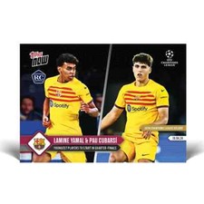 Lamine Yamal & Pau Cubarsí - Youngest players to Start -Topps Now #114 comprar usado  Enviando para Brazil