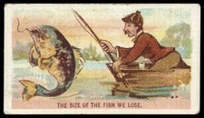 Rutter - 'Frases em quadrinhos' (c1905) - #50 - O tamanho do peixe que perdemos comprar usado  Enviando para Brazil