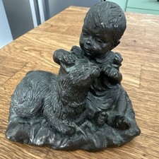 Bronze sculpture signed for sale  CAERNARFON