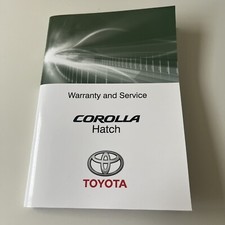 NOVO LIVRETO DE REGISTRO DE SERVIÇO TOYOTA COROLLA Hatch em branco Mzea12, Zwe211 Hybrid comprar usado  Enviando para Brazil