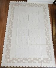 Lace vinyl tablecloth for sale  LONDON